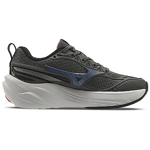 Tênis Mizuno Space 5 Junior Chumbo/Azul Infantil