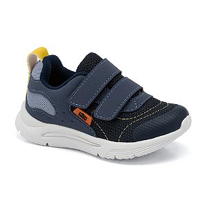 Tênis Klin New Sport Mini Chumbo/Azul Oceano Infantil