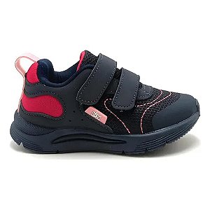 Tênis Klin New Sport Mini Marinho/Rosa Infantil