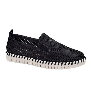 Sapato Bottero Couro Burnish Preto Feminino