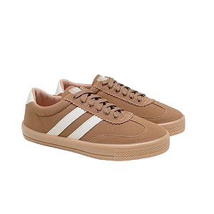 Tênis Byara Oversued Solado Crepe Marrom Feminino