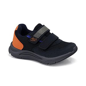 Tênis Klin New Sport Mini Marinho/Laranja/Royal Infantil
