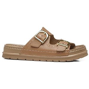 Sandalia Pegada Burnished Caramelo Feminino