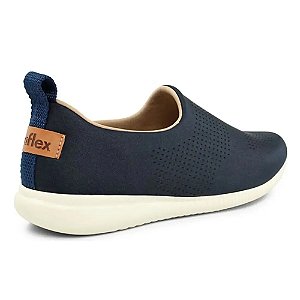 Tênis Usaflex Slip On Elastano New Blue Feminino