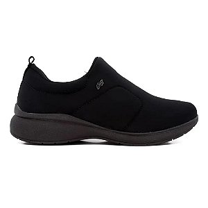 Tênis Usaflex Elastano Preto Feminino