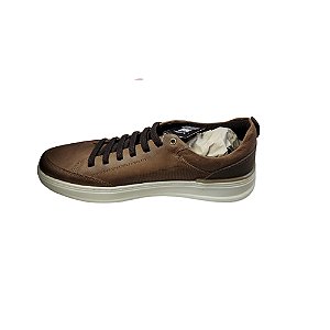 Sapatenis Ferracini Nobuck Solado Gold Marrom Masculino