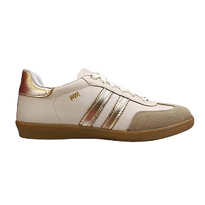 Tênis Marina Mello Camurga Rusan Creme Feminino