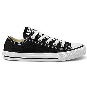 Tênis Converse All Star Preto/Cru/Preto Infantil