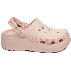 Sandalia Babuche Crocs Klin Hana Rosa Feminino