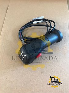 Manopla transmissao c/ botao - Retroescavadeira RANDON RK406B / RD406A / RD406 / RK406 - 219000100 / 219000099 / 2190001