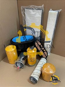 Kit Filtros Retroescavadeira JCB 3CX COMPLETO + Ar Condicionado