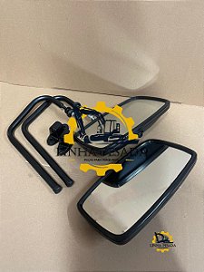 Kit Retrovisores Retroescavadeira Randon Rk406b Completo