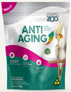 Megazoo Extrusada Anti Aging Calopsitas 350g