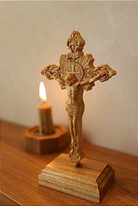 Crucifixo São Bento - Mesa e Parede