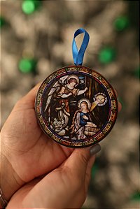 Pingentes Natalino - Anúncio do Anjo a Virgem Maria (Fiat)