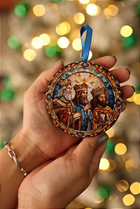 Pingentes Natalino - Visita dos 3 Reis Magos