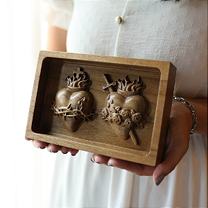 Sagrado e Imaculado Coração - Premium