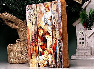 Tríptico Presépio Sagrada Família