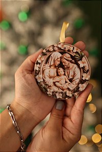 Pingente Natalino - Sagrada Família 5