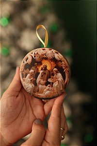 Pingente Natalino - Presépio 1