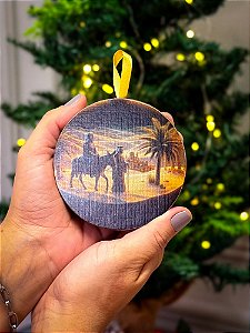 Pingente Natalino - A caminho de Belém