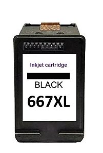 Cartucho compativel 667 667xl 667 xl 1275/2375/2776/6476  Preto 14 ML