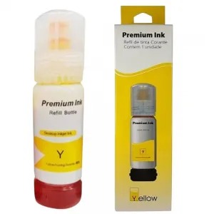 TINTA EPSON REFIL 544 ,504, T544, YELLOW 70 ML L3210, L3250, L4260. L4150 , L4160 , L6171, L6161 e L6191, L3150, L3110, L5190, 5190, 3150, 3110