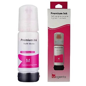 TINTA EPSON REFIL 544, 504, T544, MAGENTA 70 ML, L3210, L3250, L4260. L4150 , L4160 , L6171, L6161 e L6191, L3150, L3110, L5190, 5190, 3150, 3110