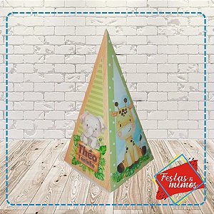 Caixa pirâmide 7x18cm com 5 unidades