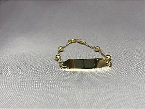 Pulseira Tradicional Infantil Ouro 18k