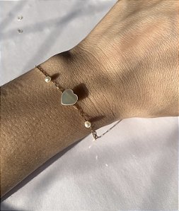 Pulseira pérola/ madrepérola