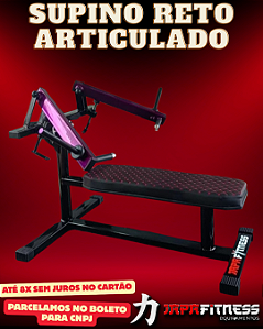 Supino reto articulado