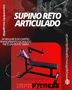 Supino reto articulado