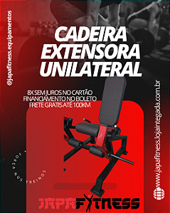Cadeira extensora unilateral