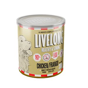 LIVELONG FRANGO COM BATATA DOCE - LATA 300G