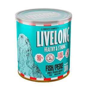 LIVELONG PEIXE COM BATATA DOCE - LATA 300G