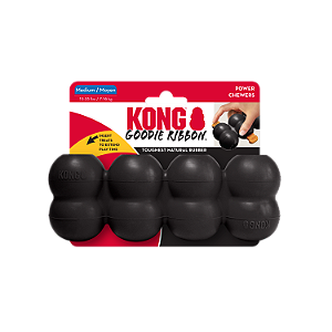 Kong Extreme Goodie Ribbon Medium - Brinquedo Recheável