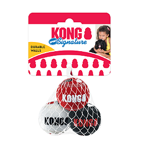 Kong Signature Sport Balls PP - Com 3 Unidades