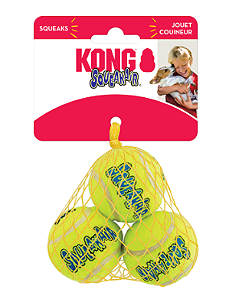 Kong Squeakair Tennis Ball P - Com 3 Unidades