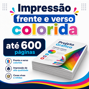Impressão de Apostilas Colorida encadernada