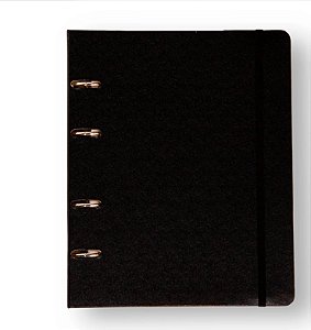 Caderno Argolado A4 Preto
