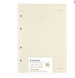 Refil Caderno Argolado A4 Pólen PAUTADO