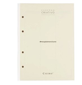 Refil Caderno Argolado A4 PLANNER PERMANENTE SEMANAL