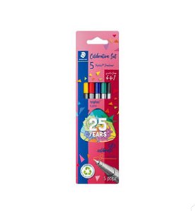 Caneta Staedtler fineliner 4+1 grátis.