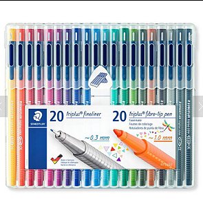 Kit Canetas mix e match Fineliner e Color 40 UND