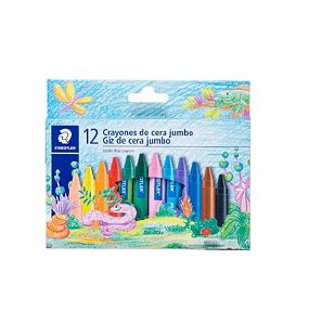 Giz de Cera JUMBO 12 cores / Staedtler
