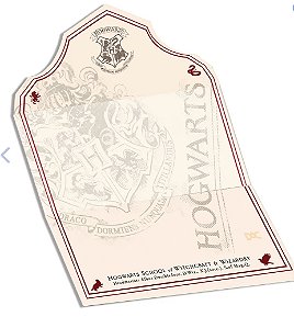 Bloco papel de carta Harry Potter