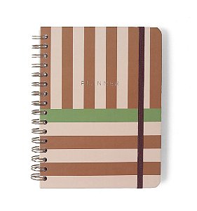 Planner Permanente Wire-o Mocha Pistache