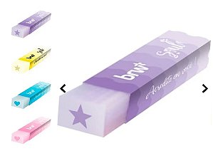 Borracha transparente decorada/ BRW