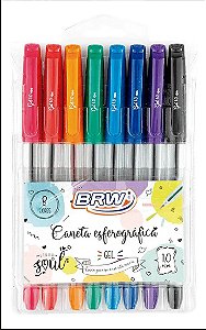 Caneta Esferográfica em Gel Brw | 8 und